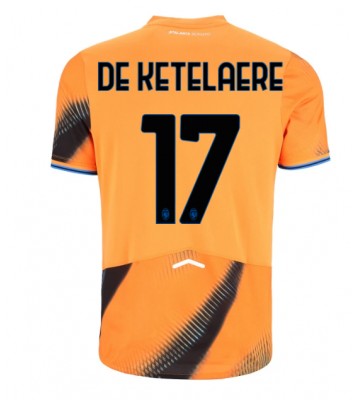 Atalanta Charles De Ketelaere #17 Tercera Equipación 2025-26 Manga Corta